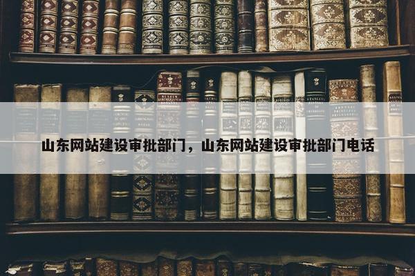 山东网站建设审批部门，山东网站建设审批部门电话