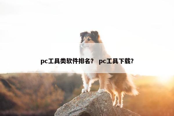 pc工具类软件排名？ pc工具下载？