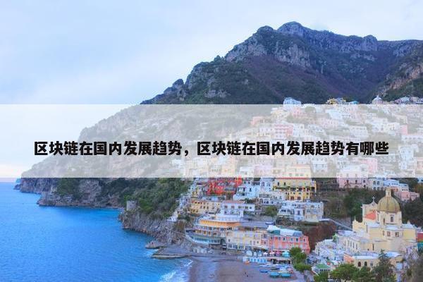 区块链在国内发展趋势，区块链在国内发展趋势有哪些