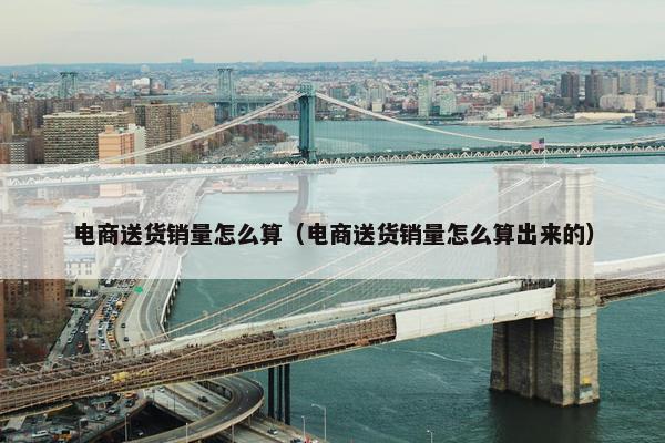 电商送货销量怎么算（电商送货销量怎么算出来的）