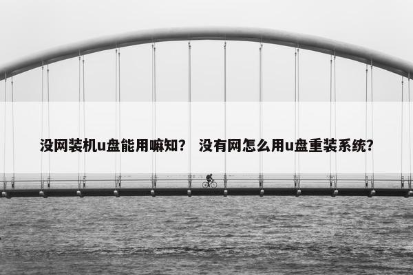 没网装机u盘能用嘛知？ 没有网怎么用u盘重装系统？