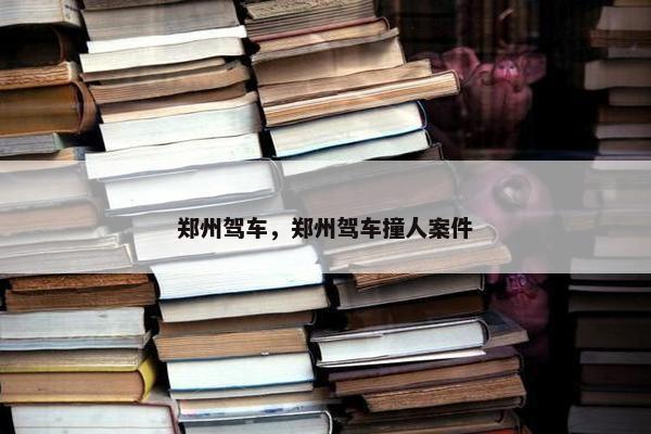 郑州驾车，郑州驾车撞人案件