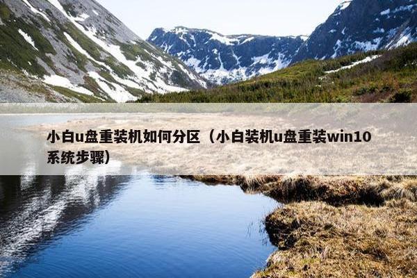 小白u盘重装机如何分区（小白装机u盘重装win10系统步骤）