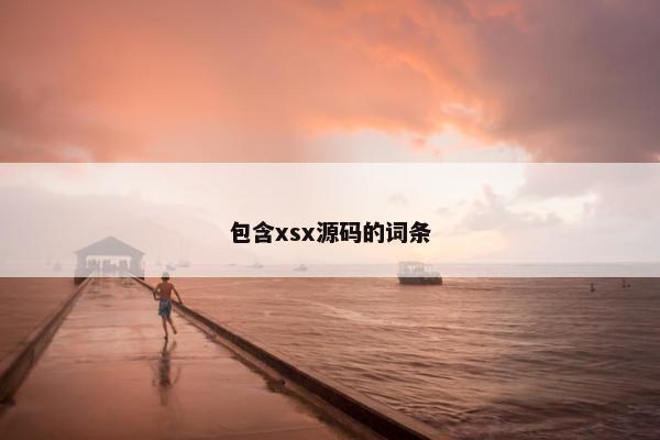 包含xsx源码的词条