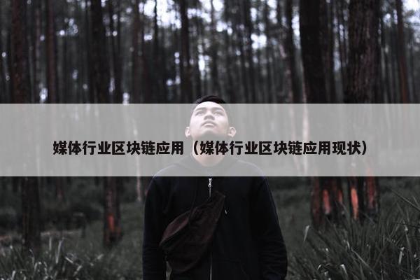 媒体行业区块链应用（媒体行业区块链应用现状）