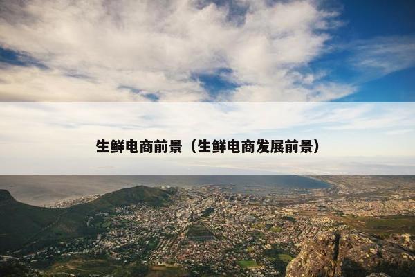 生鲜电商前景（生鲜电商发展前景）