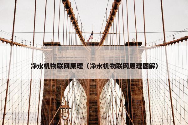 净水机物联网原理（净水机物联网原理图解）