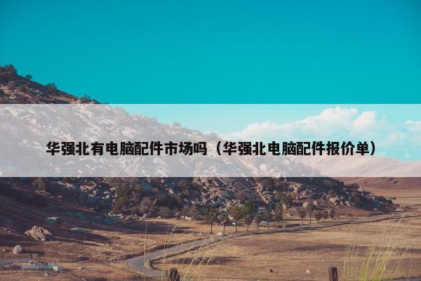 华强北有电脑配件市场吗（华强北电脑配件报价单）