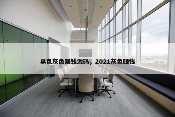 黑色灰色赚钱源码，2021灰色赚钱