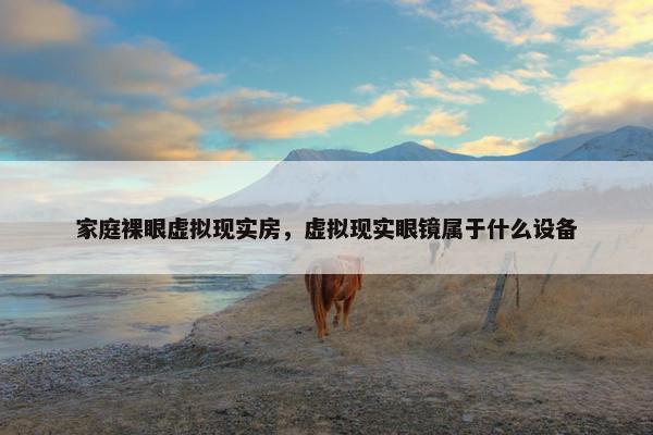 家庭裸眼虚拟现实房，虚拟现实眼镜属于什么设备