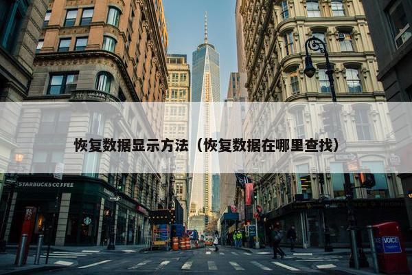 恢复数据显示方法（恢复数据在哪里查找）