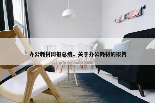 办公耗材周报总结，关于办公耗材的报告