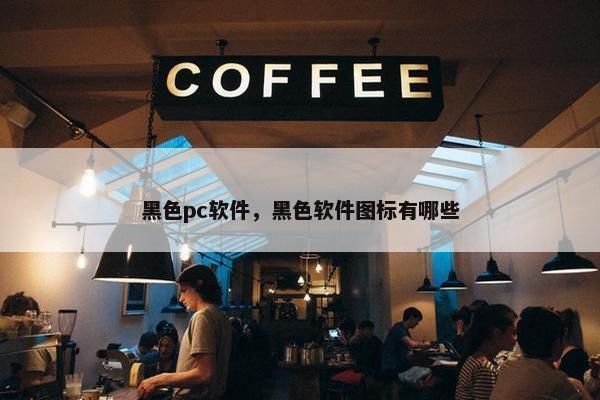 黑色pc软件，黑色软件图标有哪些