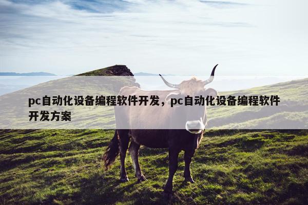 pc自动化设备编程软件开发，pc自动化设备编程软件开发方案