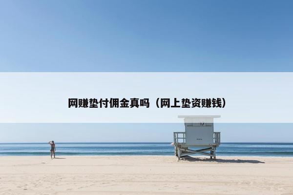 网赚垫付佣金真吗（网上垫资赚钱）