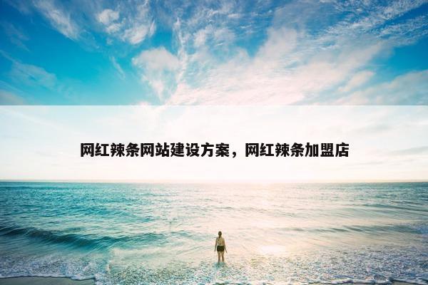 网红辣条网站建设方案，网红辣条加盟店