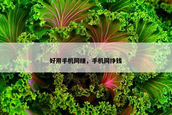 好用手机网赚，手机网挣钱