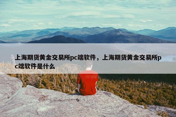 上海期货黄金交易所pc端软件，上海期货黄金交易所pc端软件是什么
