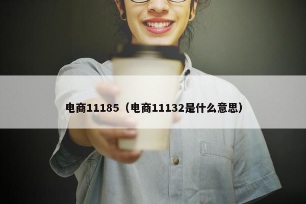 电商11185（电商11132是什么意思）