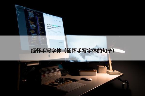 缅怀手写字体（缅怀手写字体的句子）