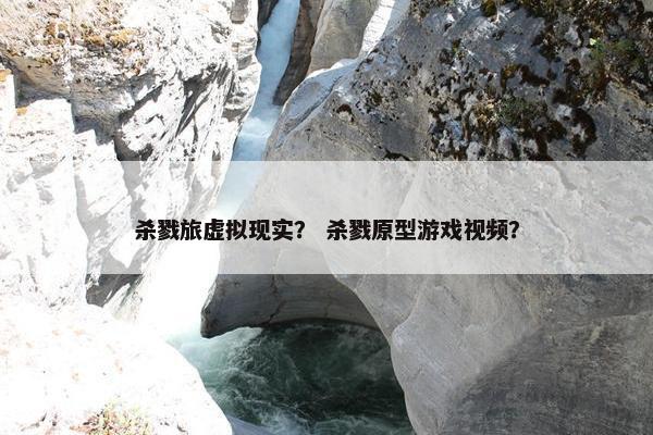 杀戮旅虚拟现实？ 杀戮原型游戏视频？