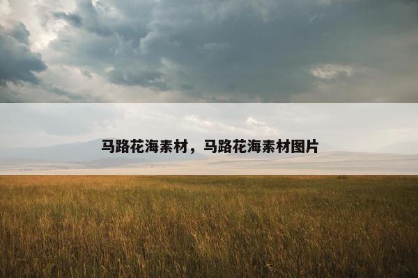 马路花海素材，马路花海素材图片
