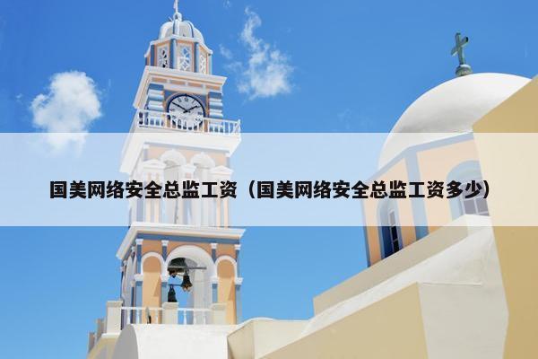 国美网络安全总监工资（国美网络安全总监工资多少）