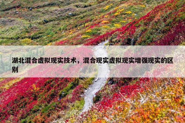 湖北混合虚拟现实技术，混合现实虚拟现实增强现实的区别