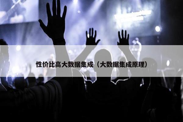 性价比高大数据集成（大数据集成原理）