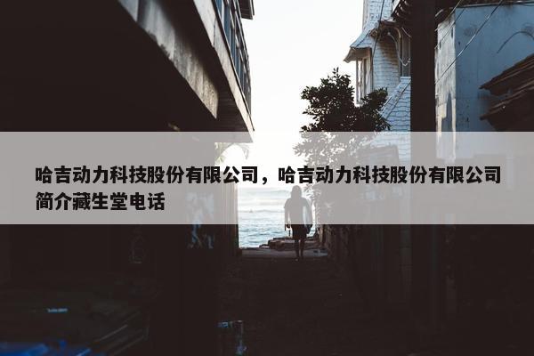 哈吉动力科技股份有限公司，哈吉动力科技股份有限公司简介藏生堂电话
