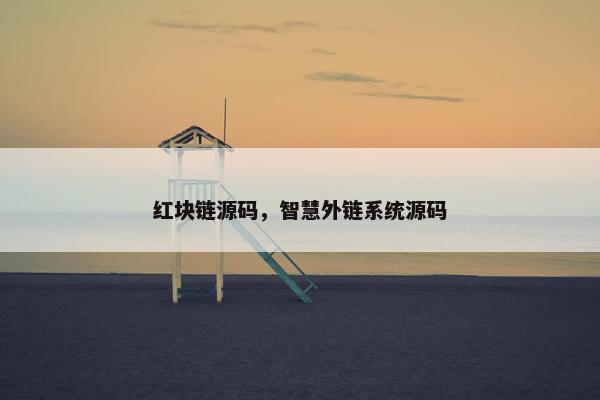 红块链源码，智慧外链系统源码