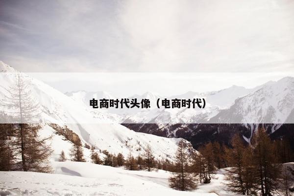 电商时代头像（电商时代）
