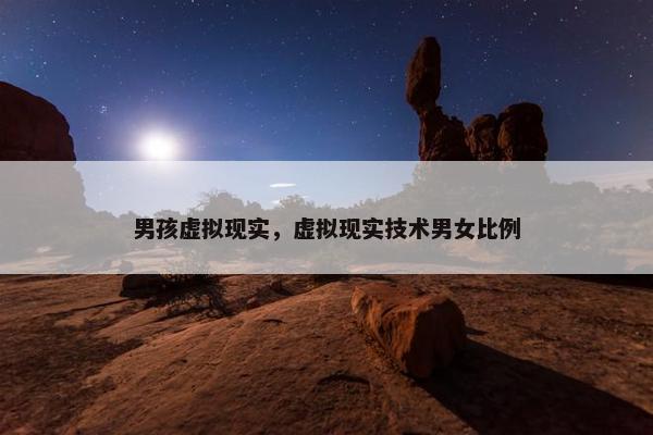 男孩虚拟现实，虚拟现实技术男女比例