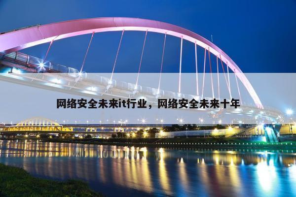 网络安全未来it行业，网络安全未来十年