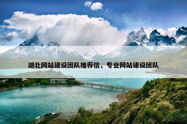 湖北网站建设团队推荐信，专业网站建设团队