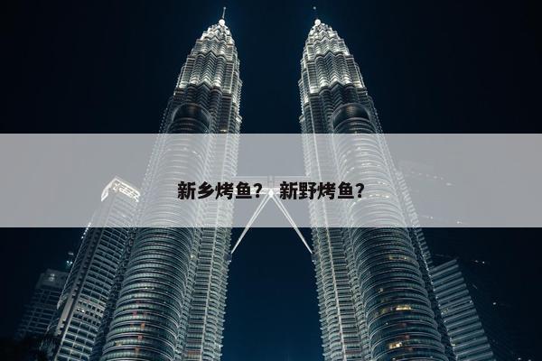 新乡烤鱼？ 新野烤鱼？