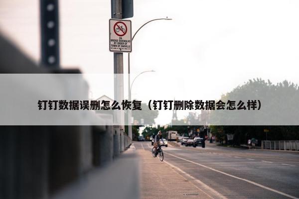 钉钉数据误删怎么恢复（钉钉删除数据会怎么样）