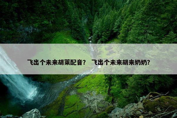 飞出个未来胡莱配音？ 飞出个未来胡来奶奶？