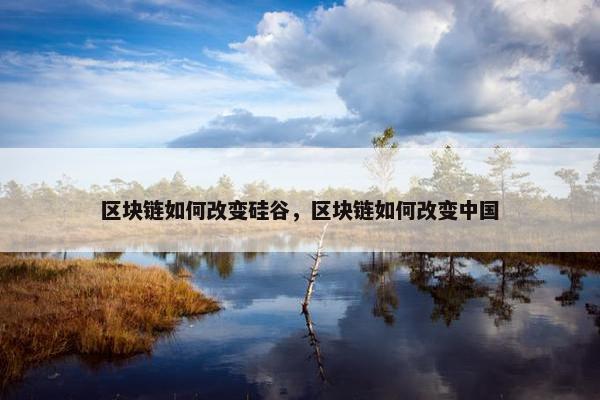 区块链如何改变硅谷，区块链如何改变中国