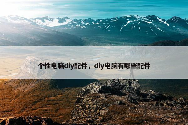 个性电脑diy配件，diy电脑有哪些配件