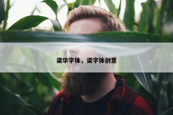 梁华字体，梁字体创意