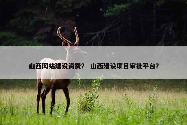 山西网站建设资费？ 山西建设项目审批平台？