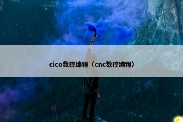 cico数控编程（cnc数控编程）