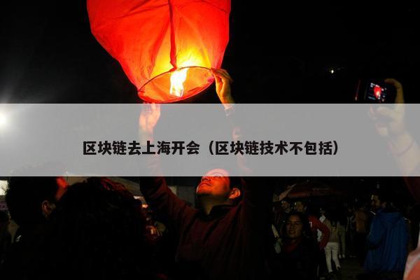 区块链去上海开会（区块链技术不包括）