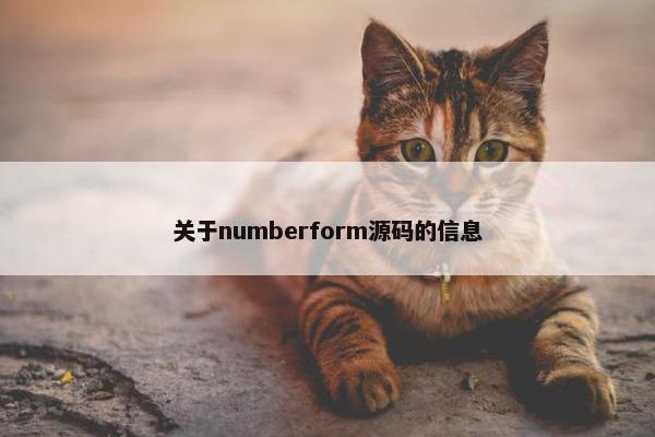 关于numberform源码的信息