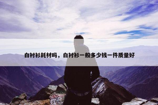白衬衫耗材吗，白衬衫一般多少钱一件质量好