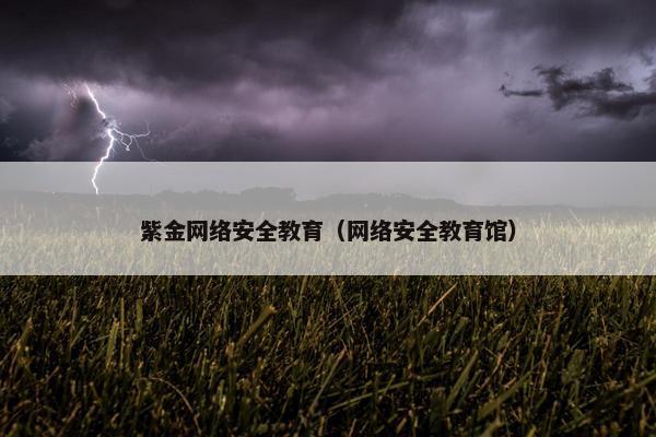 紫金网络安全教育（网络安全教育馆）
