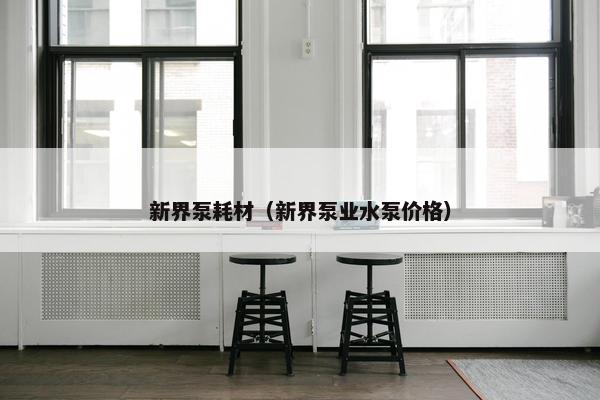 新界泵耗材（新界泵业水泵价格）