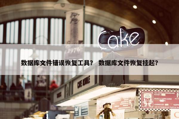 数据库文件错误恢复工具？ 数据库文件恢复挂起？