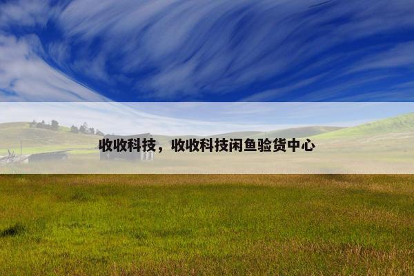 收收科技，收收科技闲鱼验货中心